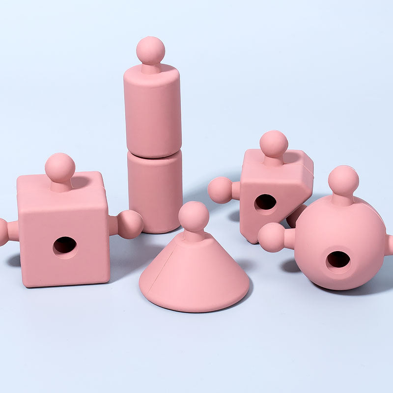 SMARTBBY Siliconen Montessori Bouwvriendjes
