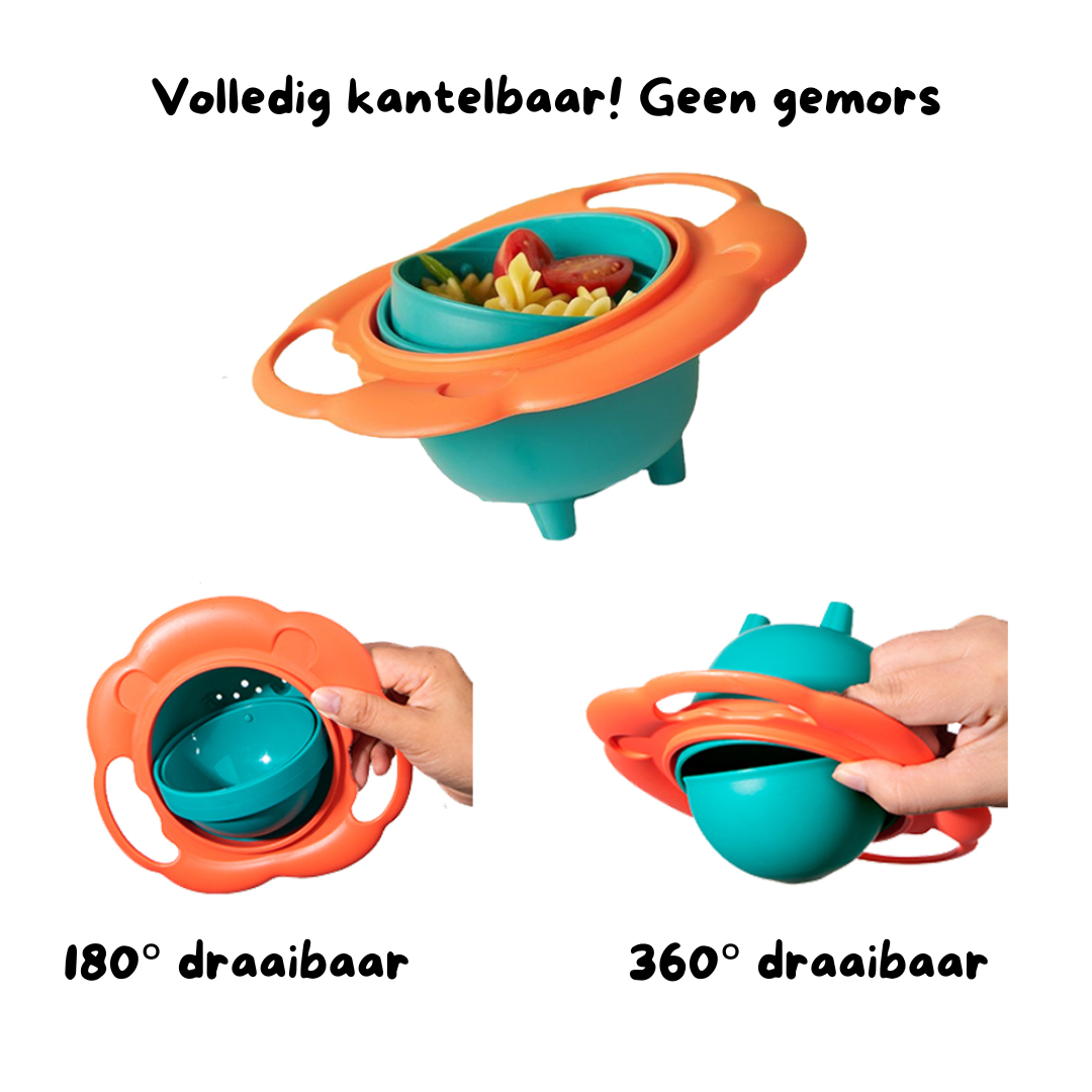 De 360° Roterende Snackkom Leeuw - Anti-mors
