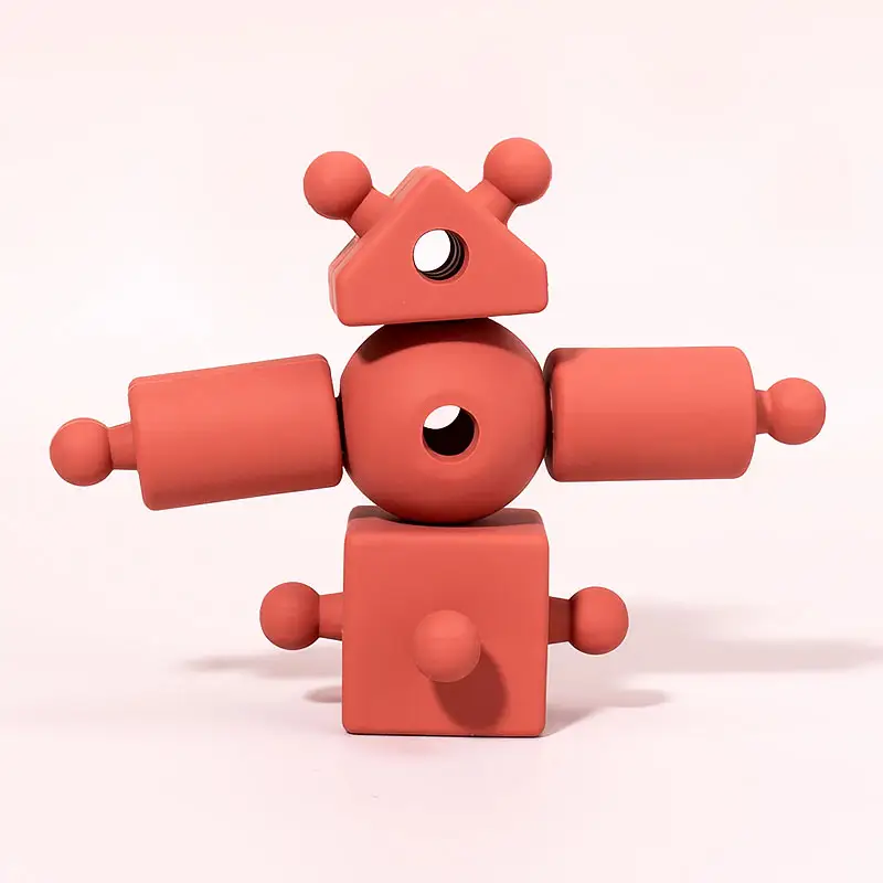 SMARTBBY Siliconen Montessori Bouwvriendjes