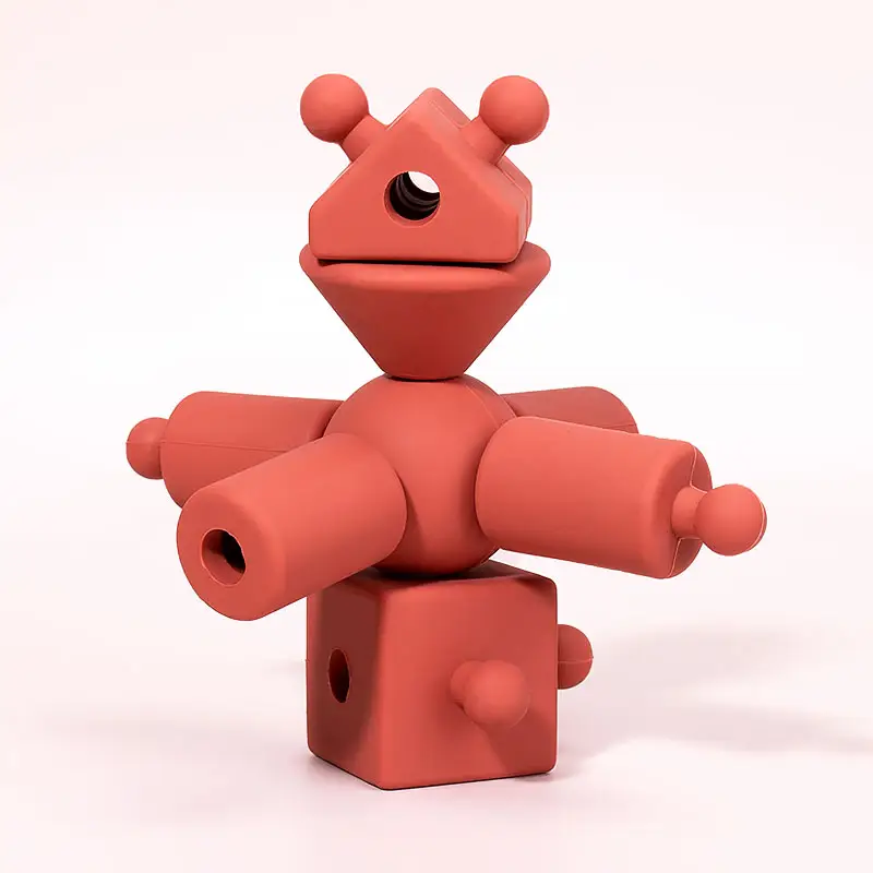 SMARTBBY Siliconen Montessori Bouwvriendjes